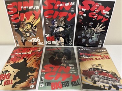 Sin City The Big Fat Kill #1-#5 COMPLETE SERIES  + Family Values Frank Miller NM