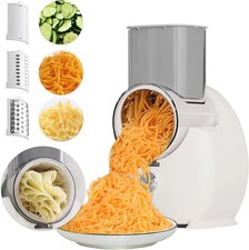 Electric Cheese Grater Rotary Slicer Vegetable Shredder Cutter Chopper