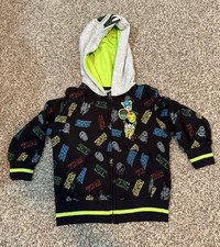 4T Boys Marvel The Avengers Heroes Full Front Zip Fleece Lined Hoodie