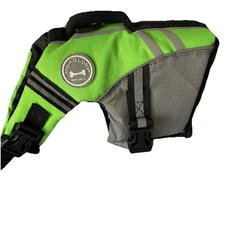 Vivaglory Sports Style Ripstop Dog Life Jacket Safety Vests Green XS
