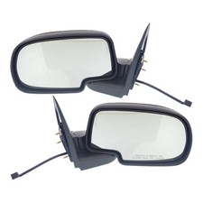 Power Side View Mirrors Left Right Pair Set For 99-02 Silverado Sierra Truck Power Side View Mirrors Left Right Pair Set For 99-02 Silverado Sierra Truck