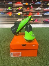 Nike Phantom VSN 2 Academy DF FG/MG Soccer Cleats US Size 12 - Black/Green
