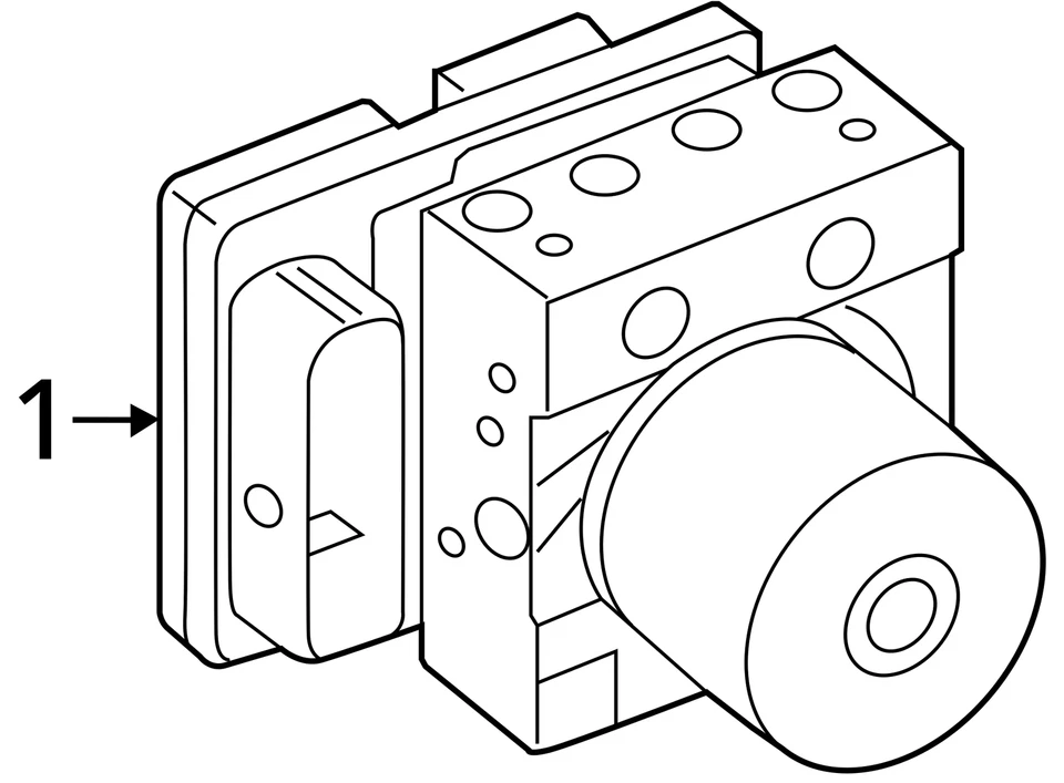 Módulo de control de bomba abs Kia Forte 2014-2014 LW8N3 Foto 4 de 4