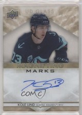 2021 Upper Deck Ovation UD Glass Magnifying Marks Gold 16/35 Kole Lind Auto 10vt