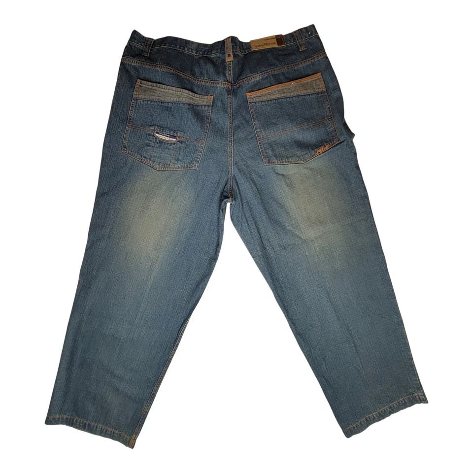 Pantalones de mezclilla informales para hombre DNM Attitude piernas sueltas talla 48 x 33 estilo 98550 Foto 3 de 4