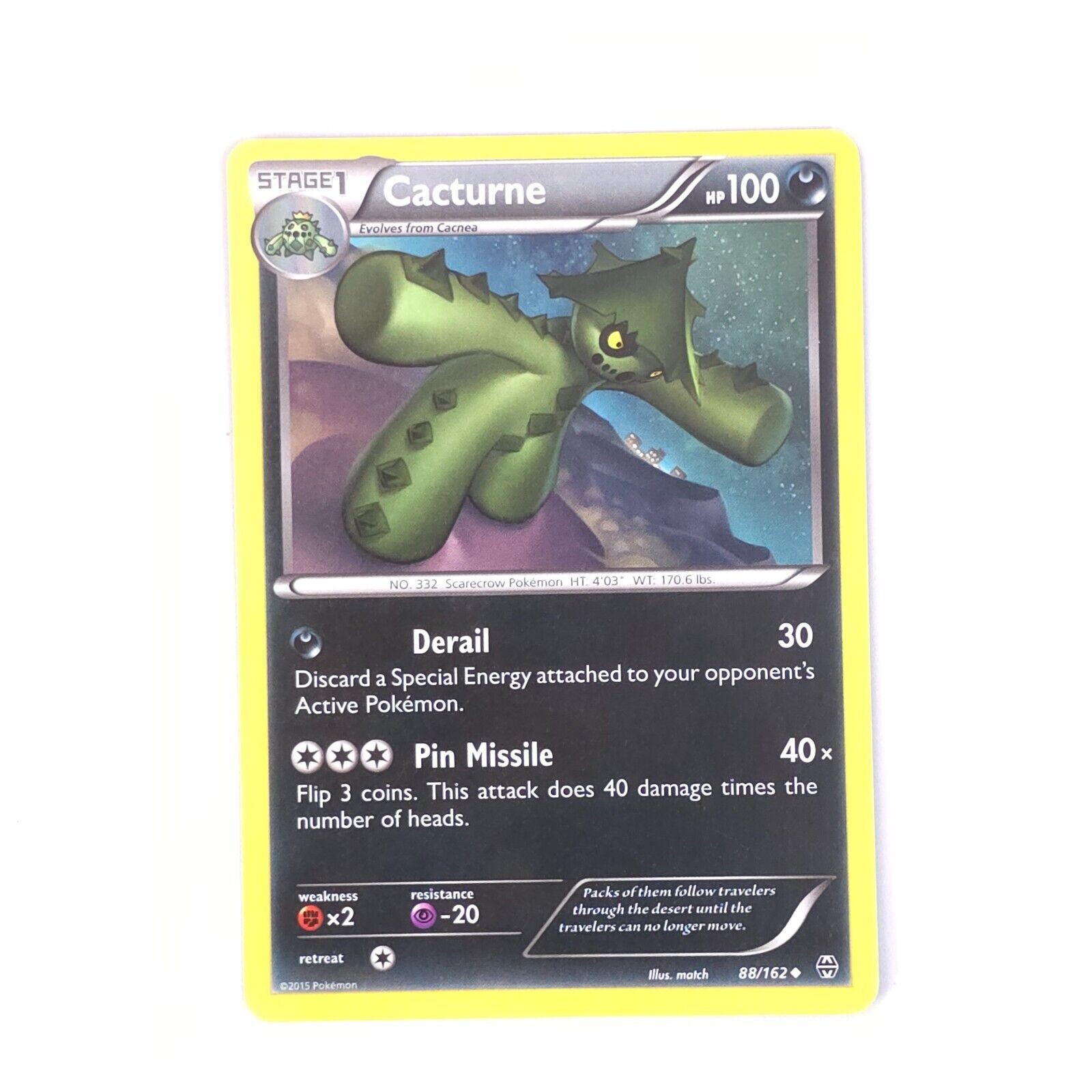 Cacturne 88/162 Pokemon XY - BREAKthrough Uncommon NM