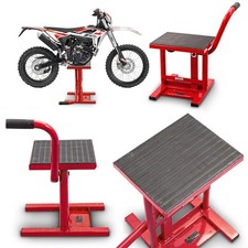 Motorradbock Motorrad Montagest&auml;nder Cross Enduro Motocross bis 150Kg Rot BITUXX