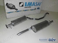 Imasaf Auspuffset Ab Kat für Opel Vectra A Stufenheck 1.6I 1993-1995 | MSD + ESD