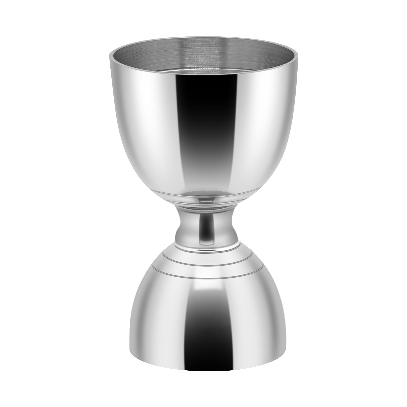 Premium Bell Jigger Stainless Steel Bar 0.5oz, 1oz, 1.5oz and 2oz, Silver