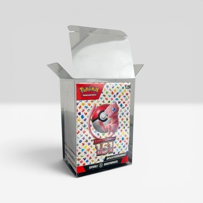 Schutzhülle für Pokemon Booster Bundle Case z.B. 151,  0,5 mm PET