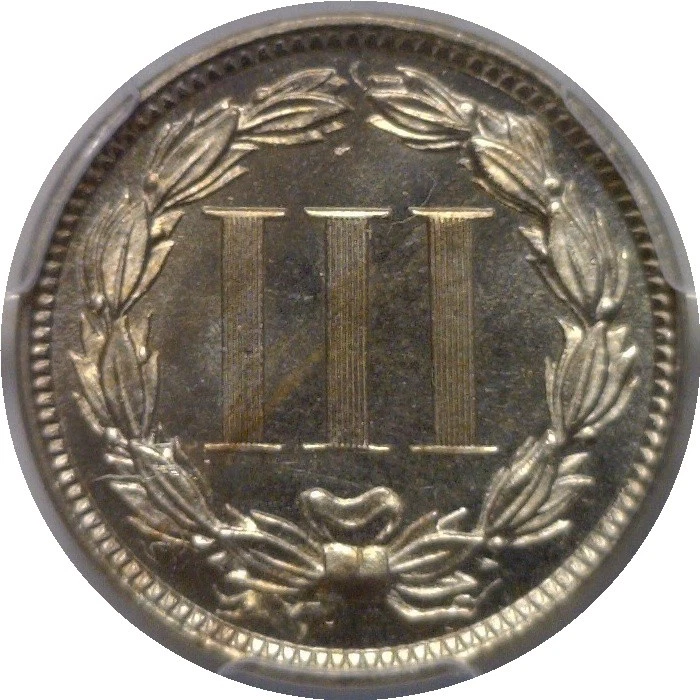 1878 Nickel Three Cent PCGS PR-66 CAM CAC - Image 3 of 3