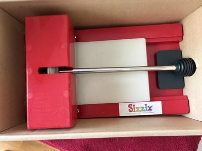 FREE SHIP! Sizzix Original Red Die-Cutting Machine | Provo Craft Press Ellison