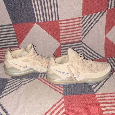 Nike LeBron 17 Low Easter Ivory Sneaker Low Top Rubber Outsole CD5007-200