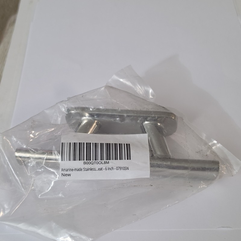 Stainless Steel Satin Silver Bar Pull Cabinet Handle 6in C-C, 07910SN