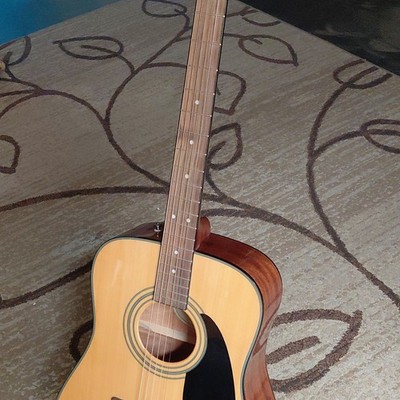 Fender Acoustic Guitar Dg8s Nat Dreadnought Padded Case Strap High