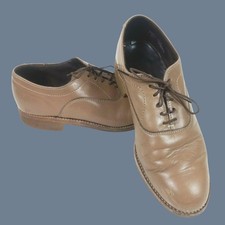 Dexter Vintage Leather Oxford Shoes Mens 8WW Brown Made In USA Career Work