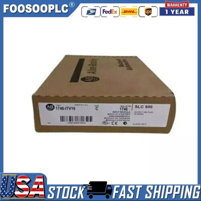 1 PCS Sealed AB 1746-ITV16 SER C SLC 16 POINT DIGITAL INPUT MODULE  US Free Tax