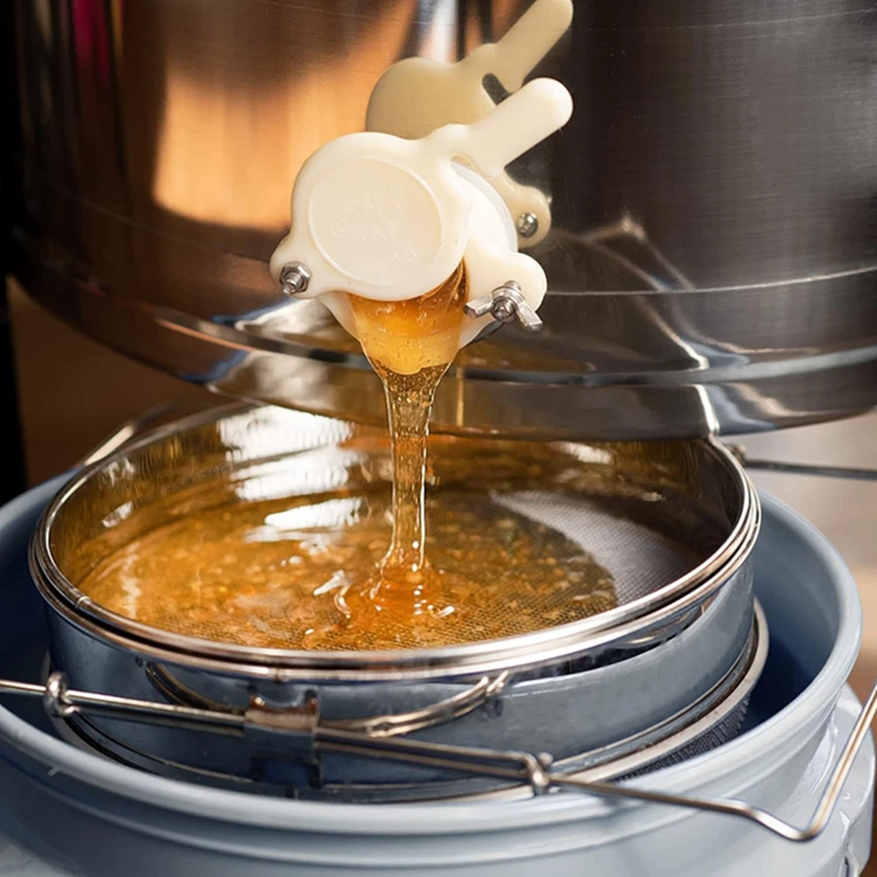 Doppelmaschenfilter Honigsieb Edelstahl 2-teilig Honigernte Imker Werkzeug - Bild 4 von 4