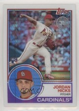 2018 Topps Silver Pack 1983 Design Chrome Update Series Jordan Hicks #142 gg8