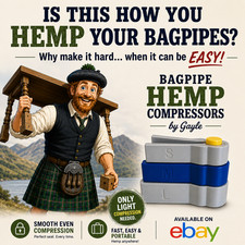 Bagpipe Hemp Compressor Set - Handy tool for compressing bagpipe hemp