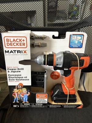Black + Decker Matrix Jr Drill Toy NIB