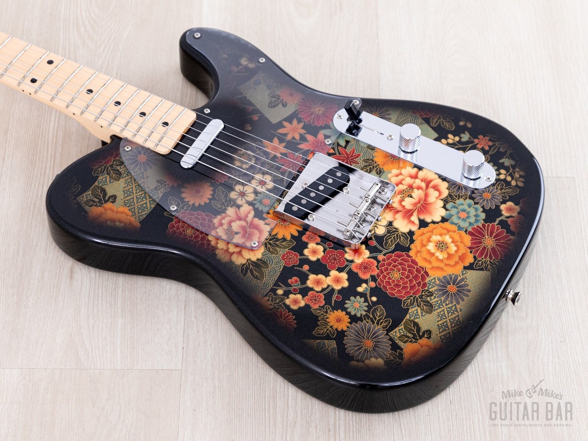 2011 Fender Telecaster Black Floral TL69-SPL Limited Edition w