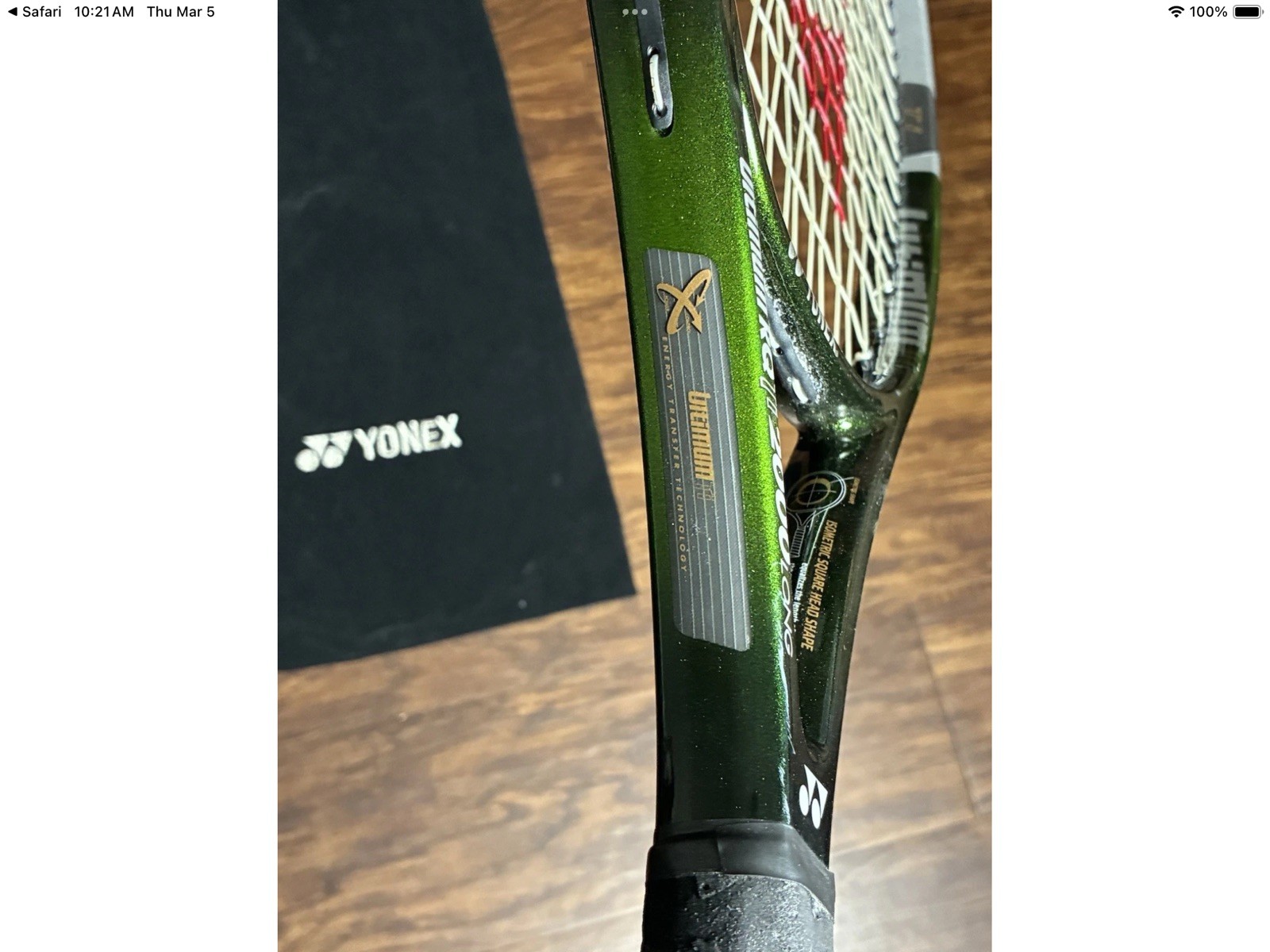 YONEX Ultimum RQ Ti 2000 Long Tennis Racquet 120sq in - New 