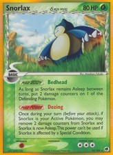 Pokemon Snorlax δ (10/103) Dragon Frontiers HP REVERSE HOLO on eBay