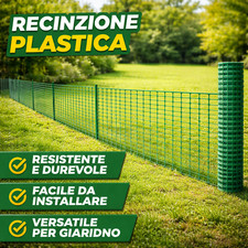 Rete di Sicurezza Verde 50 m – Recinzione Cantieri Alta Visibilità HDPE UV-R