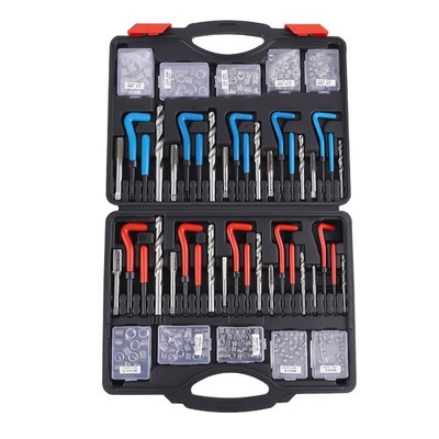 320-Piece Thread Repair Kit SAE and Metric Rethreading Tool Kit M5 M6 M8 M10 M12