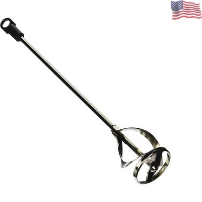 Paint and Mud Mixer for Drill - Mixes 1 to 3 Gallons - 15 3/4'' Length - 5/16''...