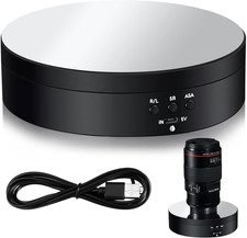 Rotating Display Stand 360 Degree Motorized Turntable Stand with USB Power Cable