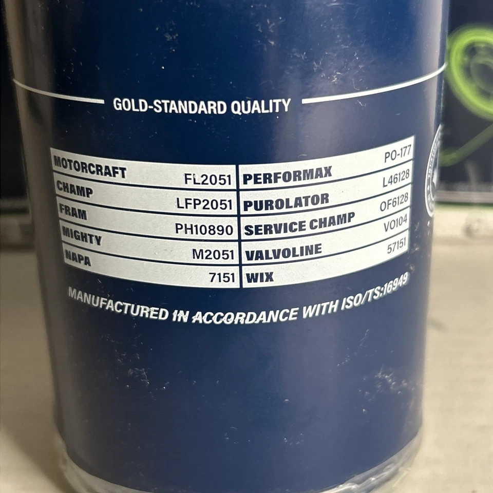 Filtro de aceite de motor de repuesto .4 Ecogard X6128 para Ford Super Duty 6,7 L diésel B Foto 4 de 4