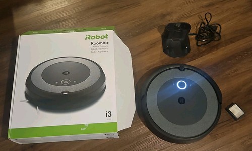 irobot roomba i3 FOR PARTS AS-IS NOT WORKING Complete in Box