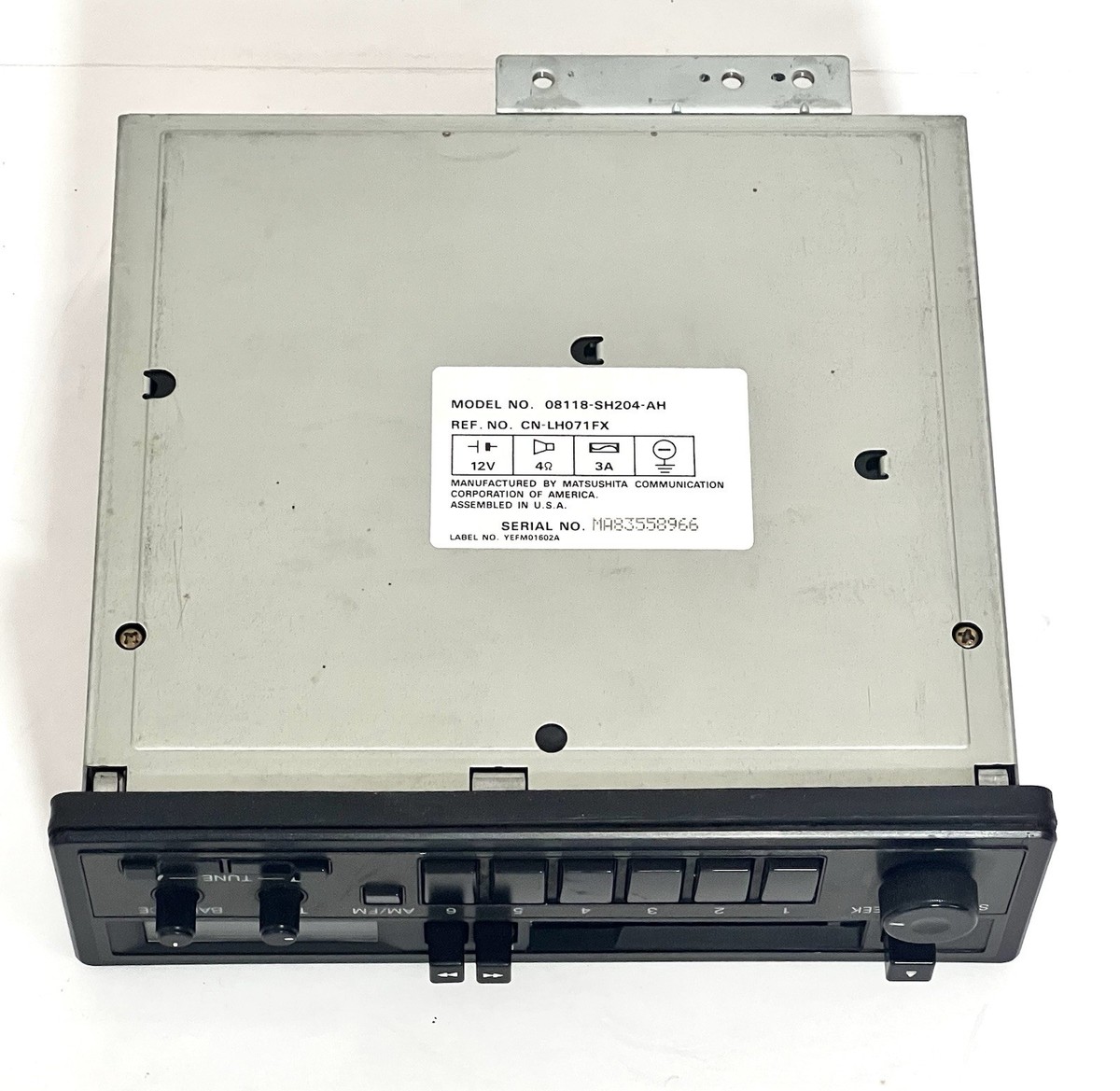 Honda Accord Civic Vintage OEM Radio Cassette 86 87 88 89 08118