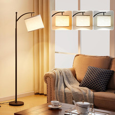 60" Floor Lamps for Living Room with 3 Color Temperatures, Standing Lamp Tall wi