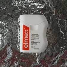 Elmex Zahnseide Gewachst 50 m mit Aminfluorid Zahnband Mint Zahnwischenräume