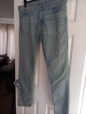 B1011 Mens Hollister Jeans New Tags 38" 36 Inch Waist 34 Inch Inside Leg Skinny