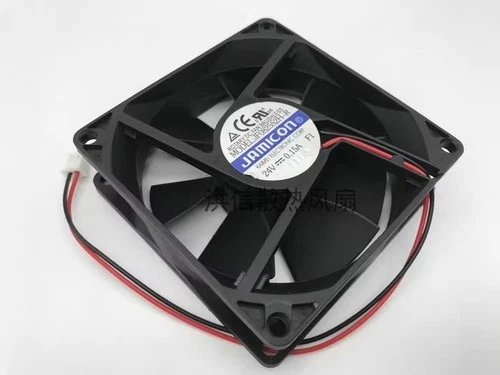 1PCS JAMICON JF0825S2H-R DC24V 0.15A 80*80*25MM 2-Pin Inverter Cooling Fan