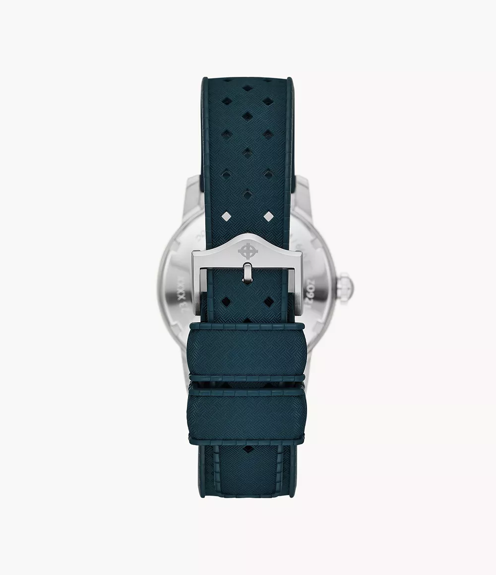 Zodiac ZO9217 Super Sea Wolf Skin Steel 39 mm Blue Rubber