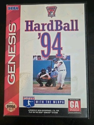 Sega Genesis Hard Ball  94 CIB Complete Authentic Tested & Working Accolade 1994