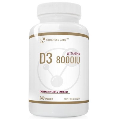 Fortschritt Labs Vitamin D3 8000IU - 240 Tabletten