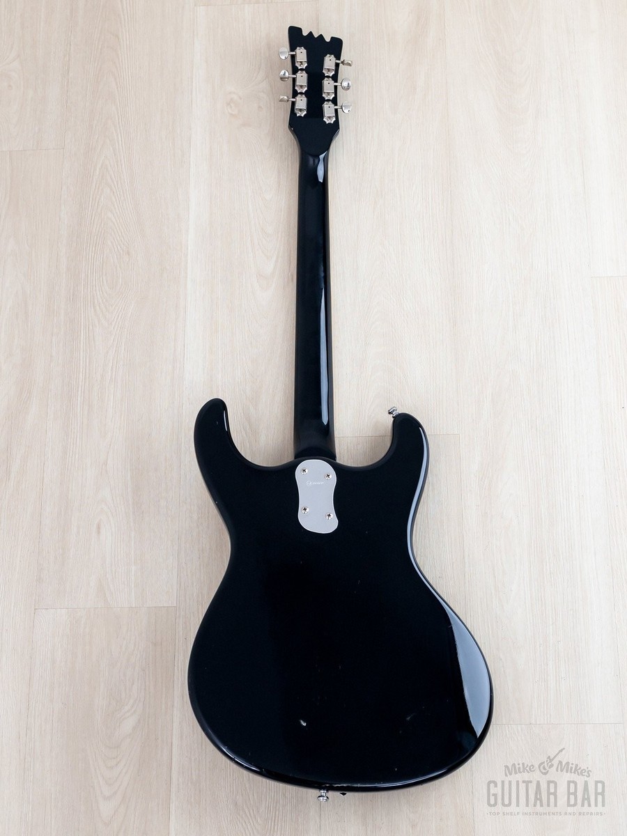 1990s Mosrite Ventures Model Super Custom '65 Black w/ Vibramute