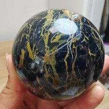 410g WOW! Natural Rare Pietersite Crystal ball Quartz Sphere Healing D465