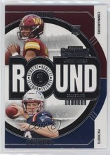 2024 Panini Contenders Round Numbers Drake Maye Jayden Daniels #1 0ps8