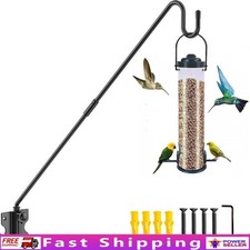Heavy Duty Bird Feeder Hanger Adjustable Garden Hook Railing Plant Bracket Set
