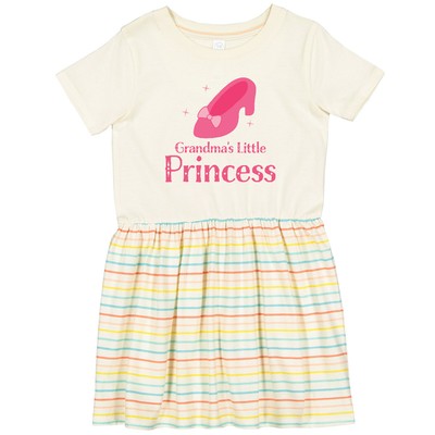Inktastic Grandma's Little Princess Toddler Dress Grandma Granddaughter Girl