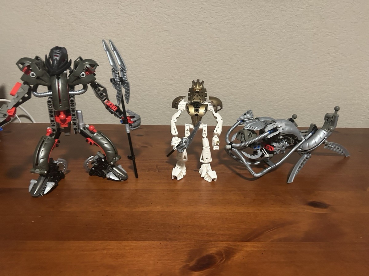 LEGO Bionicle Titans TAKUTANUVA 3287 Makuta 8593 Takanuva 8596 Read  Descriptin