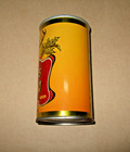Schell's Xmas Christmas Beer Can SS Steel Bottom Opened — photo 2