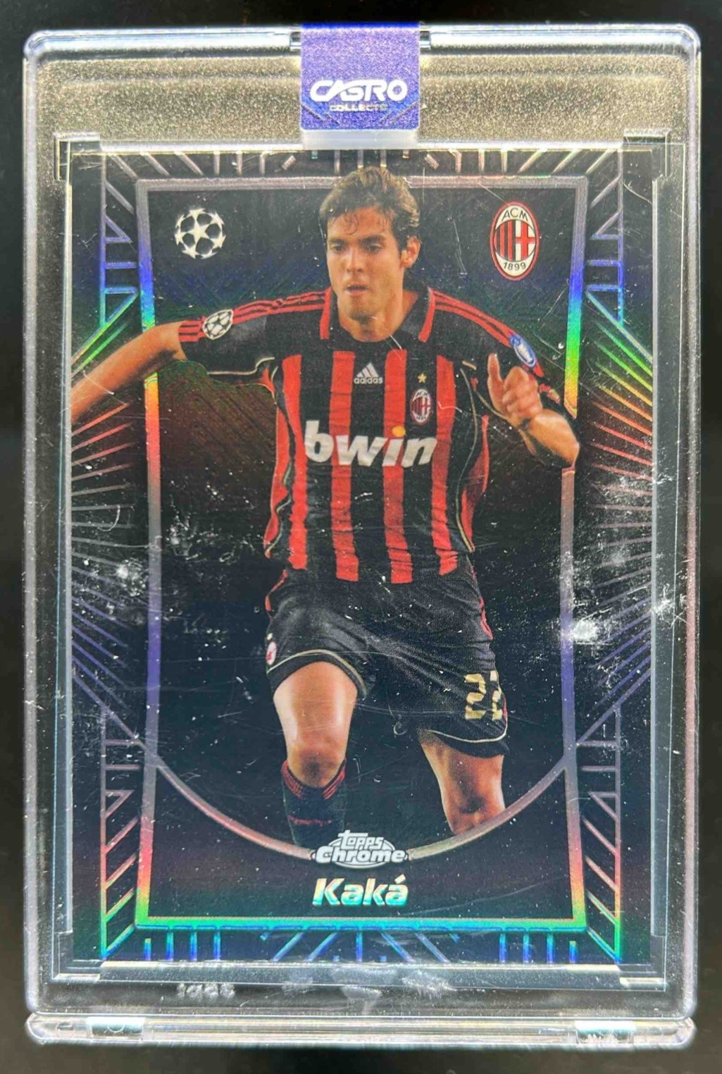 2024-25 Topps Chrome UEFA Kaka Shadow Etch #SE-3 Milan